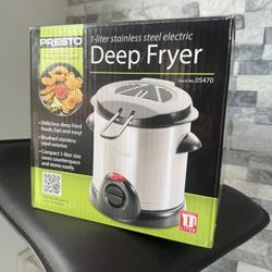 Presto 05470 Stainless Steel Electric Deep Fryer
