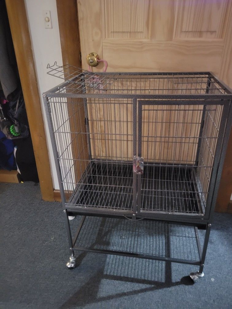 Small Animal Cage With Wheels (Two Levels) BRAND NEW