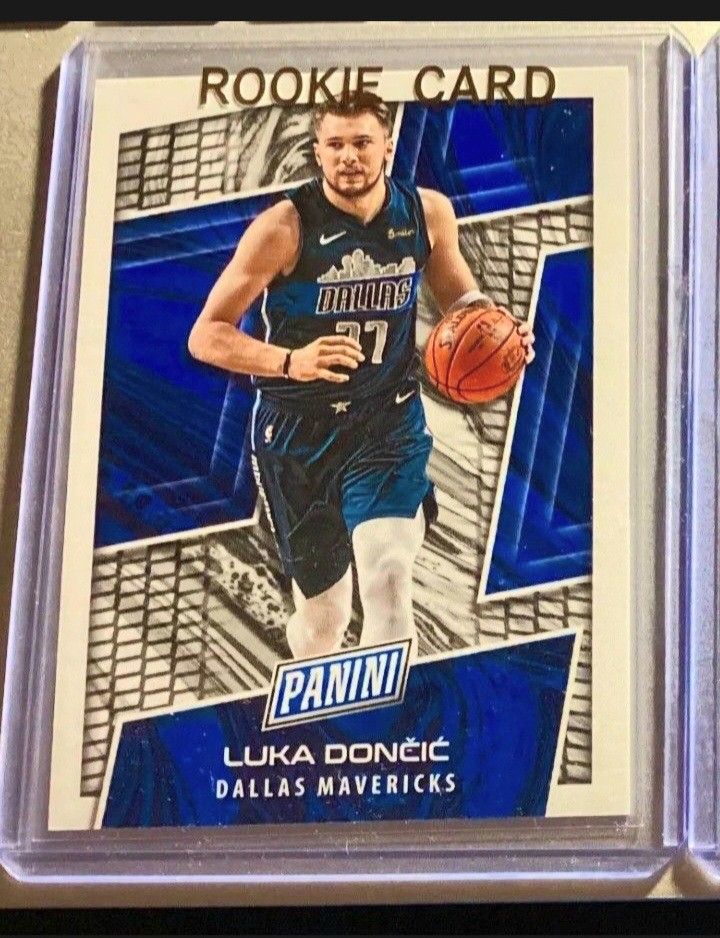 Really Nice Pair Of Two Panini Short Print Trae Young & Luka Doncic Rookie Cards