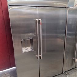 Ge Cafe 48” Built In Refrigerator In Stainless Steel
