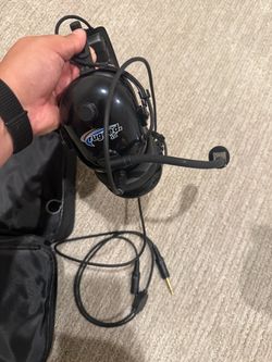 Rugged Radios Communication Headset w/ Mic & Carrying Case