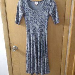 XXS Lularoe Floral Pattern Dress