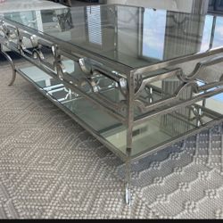 Coffee Table GLASS AND MIRROR 