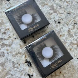 Set Of 2 Lilly Lashes - Click Magnetic Faux Mink False Lash