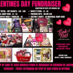 Valentines Day Gifts - 75% Off - Non profit fundraiser 