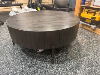 Pottery bar wood coffee table