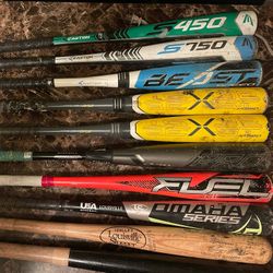 USA Baseball Bats Easton Rawlings Little League Louisville Slugger Little League Approved Good Condition 