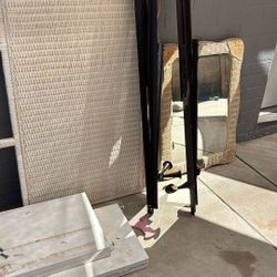 Queen, Bedroom Headboard, And Frame,Mirror