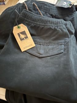 Two pairs of Hippy Tree Moab black pants in Large