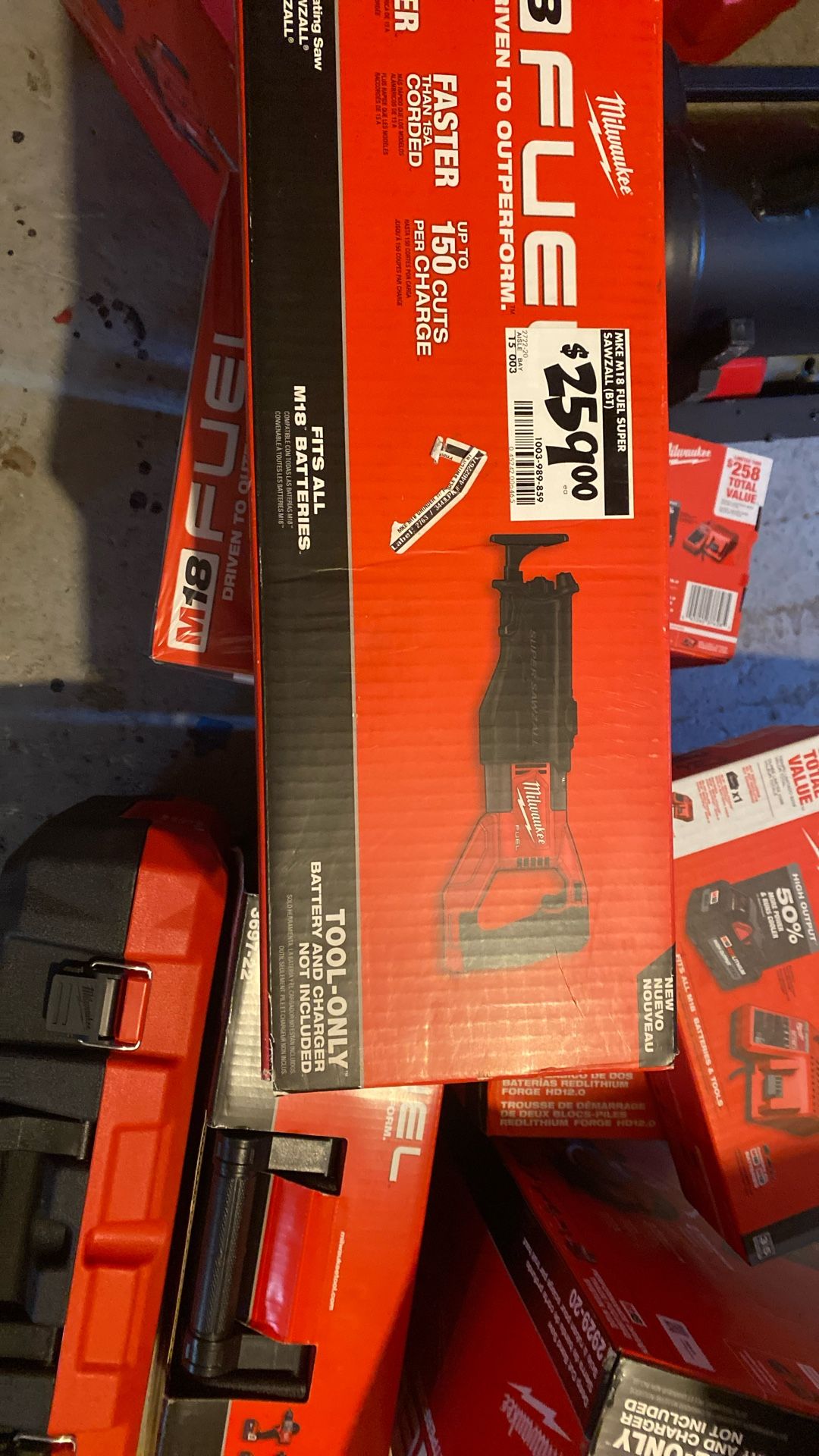 Milwaukee Fuel reciprocating saw