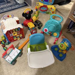 Baby Toys Bundle/Baby Seat/Walker (READ FULL DESCRIPTION BELOW👇)