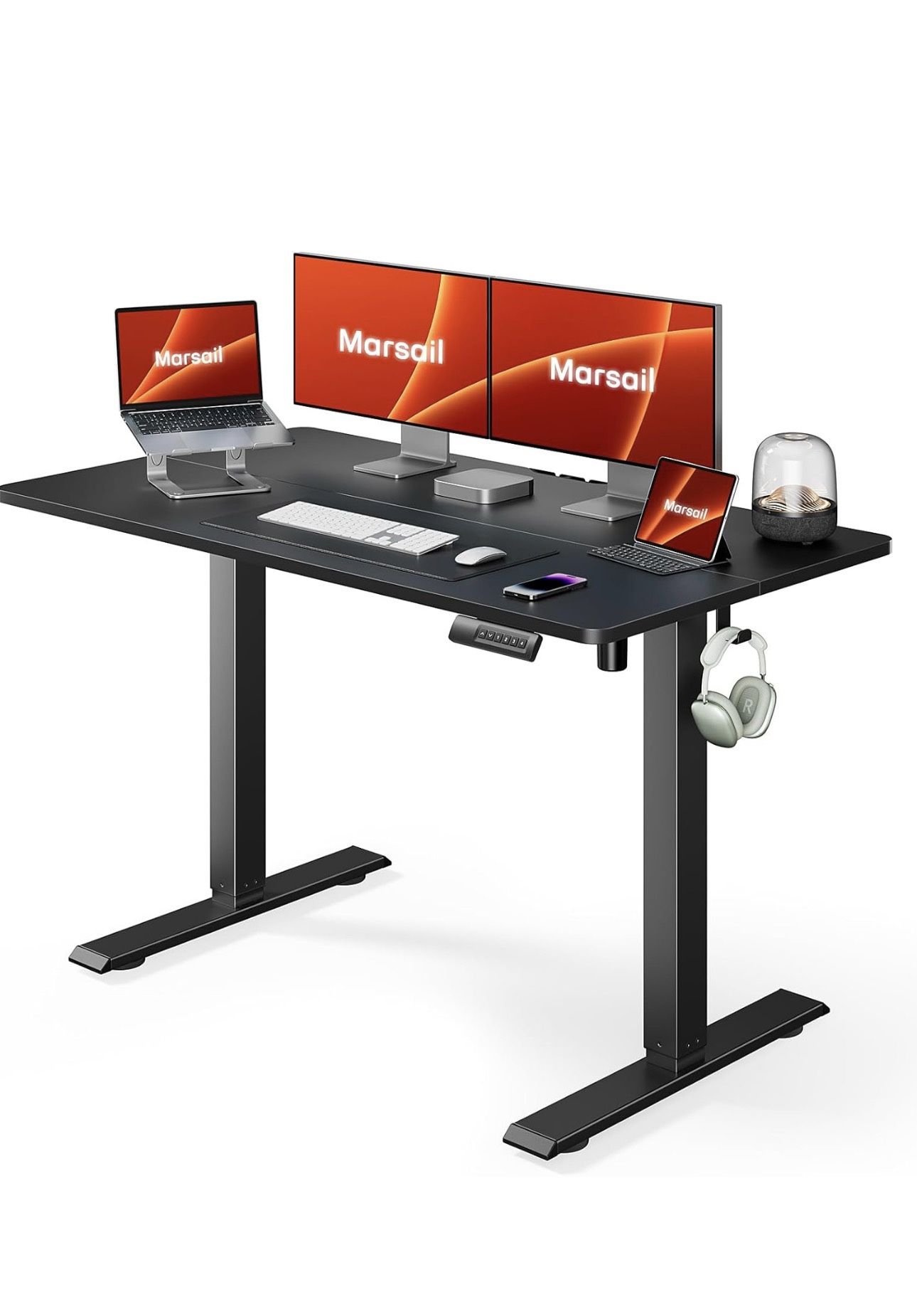 Standing Desk + Keyboard Stand