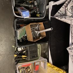4 Boxes Of Tools 
