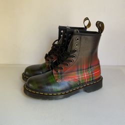 Dr. Martens 1460 Tartan Lace-Up Boots size 7