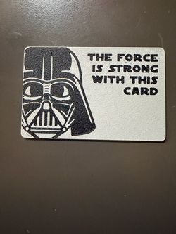 Personalized credit card holder