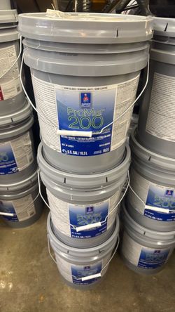 Sherwin Williams ProMar 200 semigloss White Duck paint