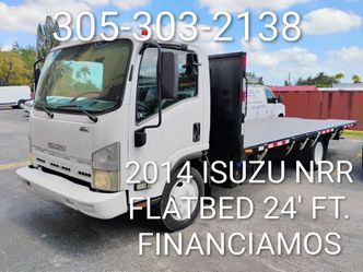 2014 ISUZU NRR FLATBED 24' FT.