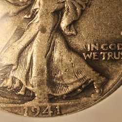1941 D Standing Liberty Half Dollar 