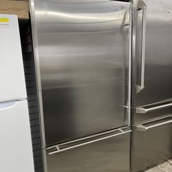 GE Monogram 36” Built In Refrigerator In Stainless Steel Open Box