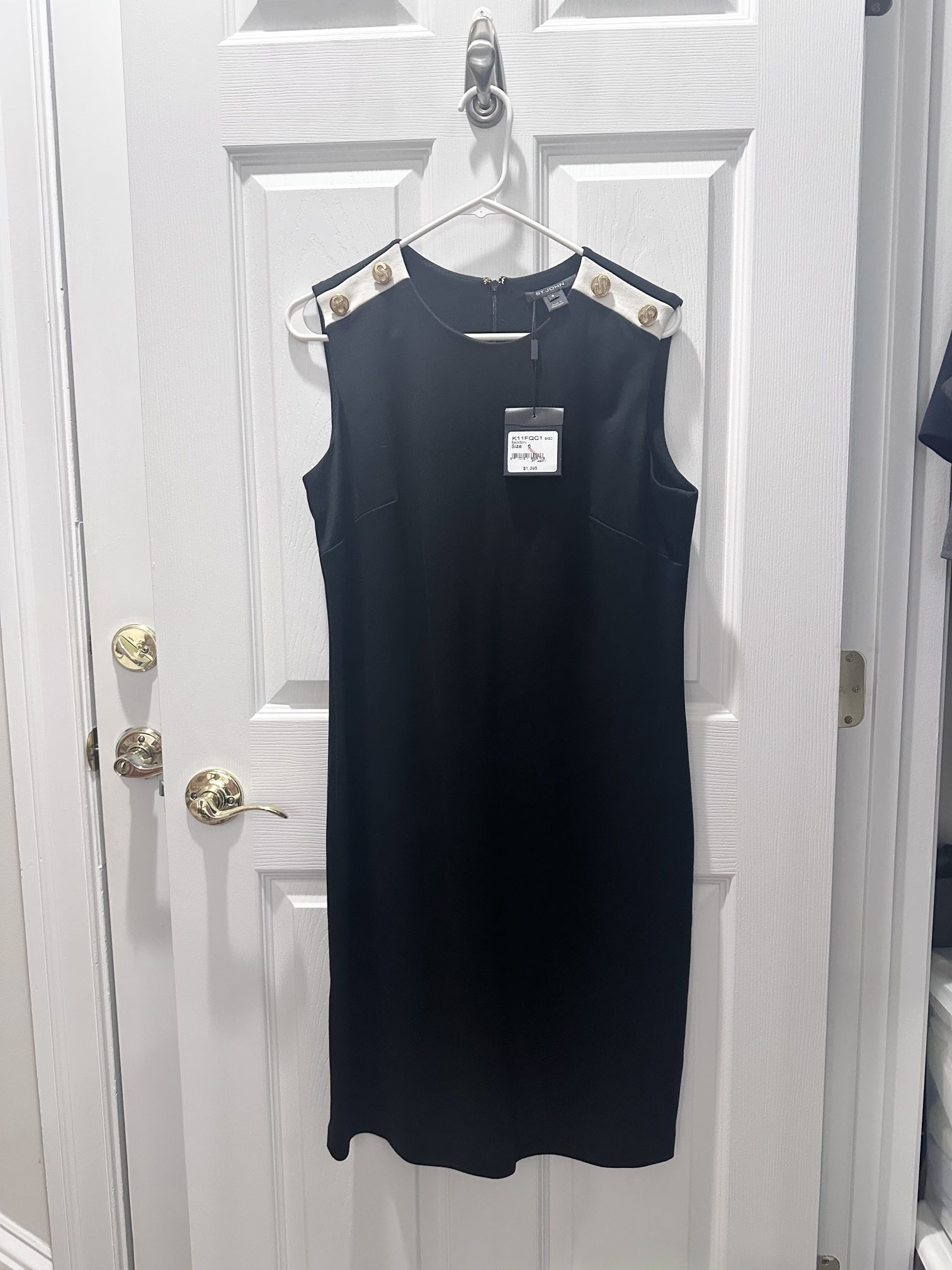 St. John Milano Knit Sleeveless Dress