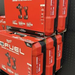 Milwaukee New Kit Fuel Milwaukee Hammer Drill And Impact $350 Each One 