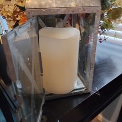 Lantern & Set Of Candles 