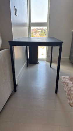 Black table