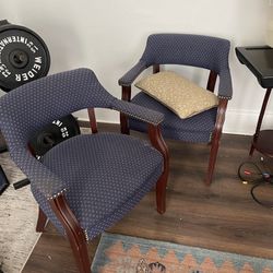 2 Happy fabric chairs