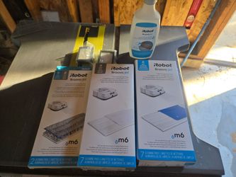 iRobot m6 mops and cleaner