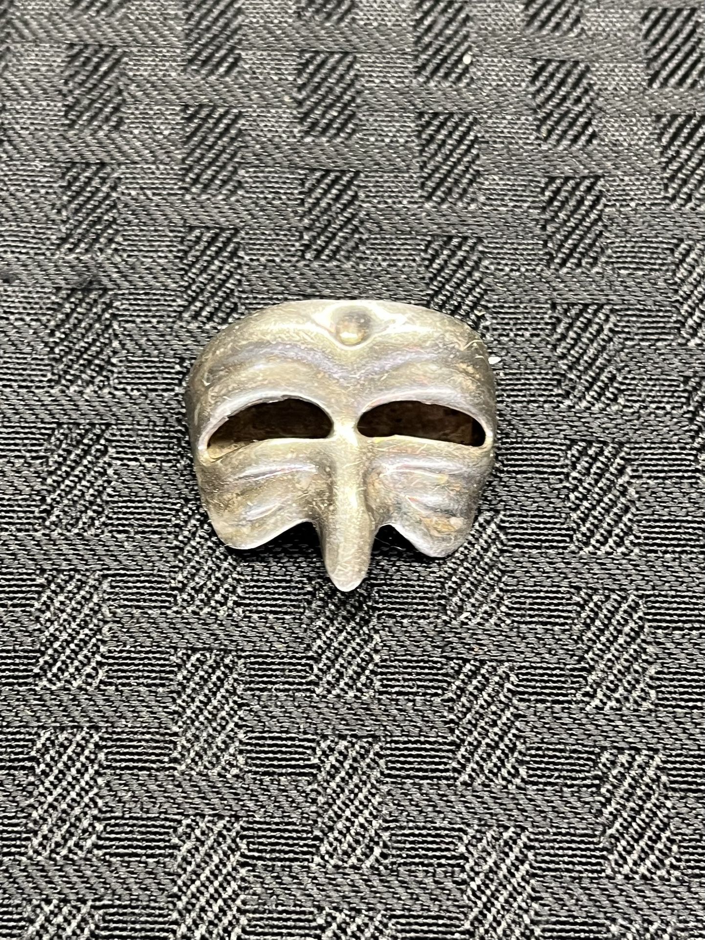 Drama Mask TB-158 Mexico Sterling Silver 925 Brooch