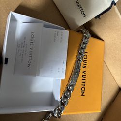 Louis Vuitton Monogram Silver bracelet