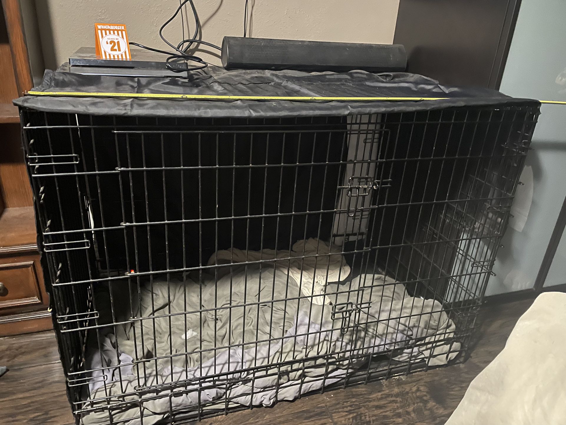 2 door Dog  Crate and Cover
