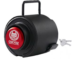 Trailer Ball Lock, Heavy Duty, Fits 2 5/16-Inch Couplers(With Handle)