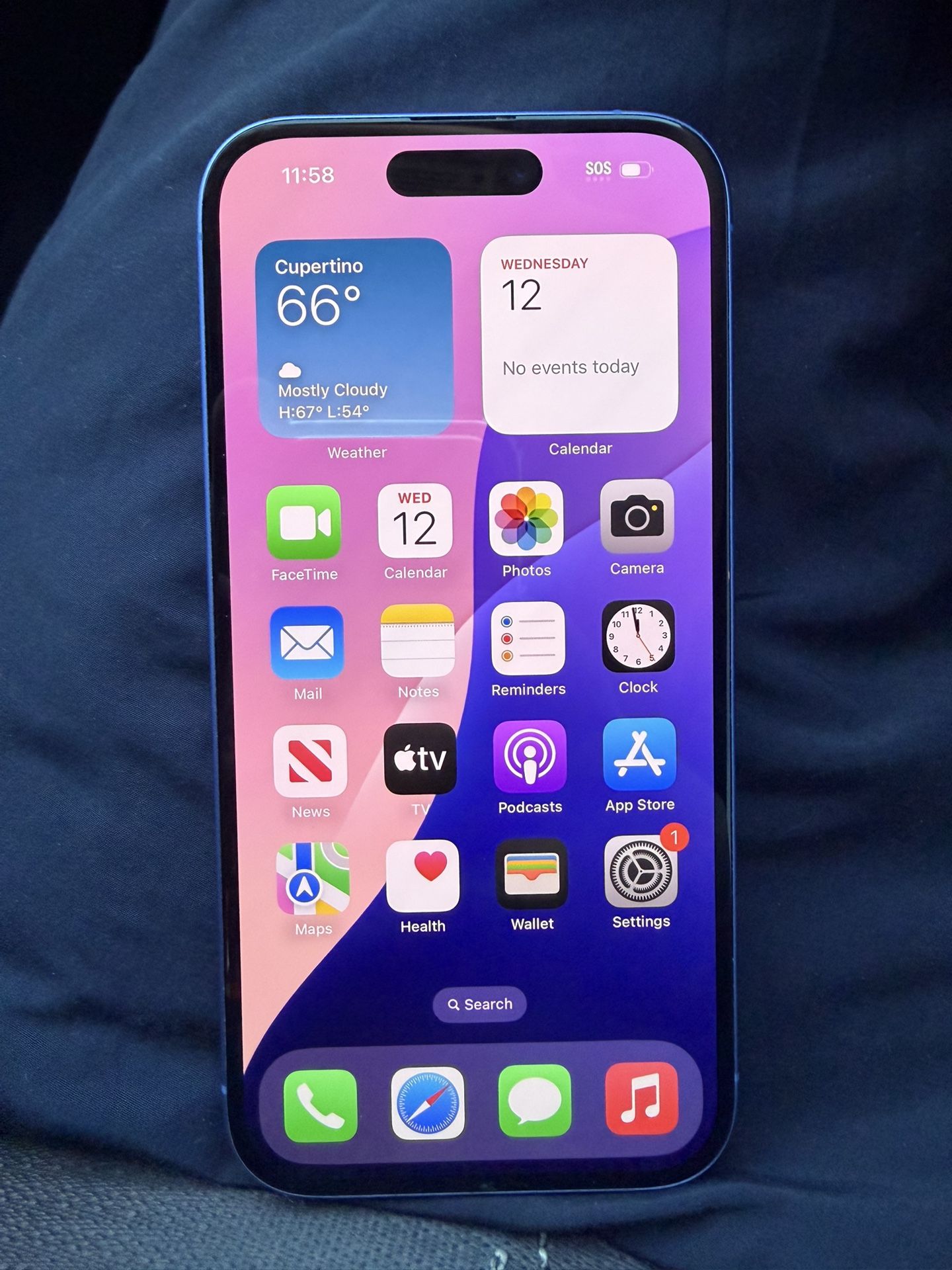 iPhone 16 Ultramarine AT&T 128gb