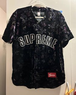 Supreme Floral Velour Baseball Set