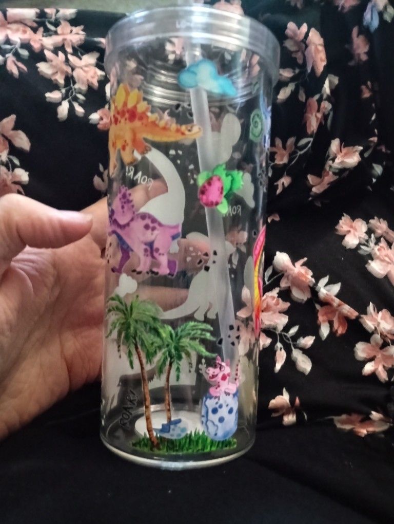 Dinosaur acrylic Cup
