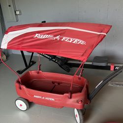 Radio Flyer Wagon with Cover - like new 