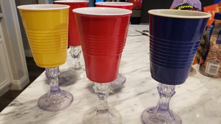 FANCY SOLO CUPS GREAT  FOR BEER PONG