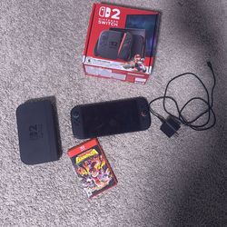 Nintendo switch 2 with 2 games