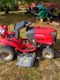 46 inch  Troy built rider mower 20 HP