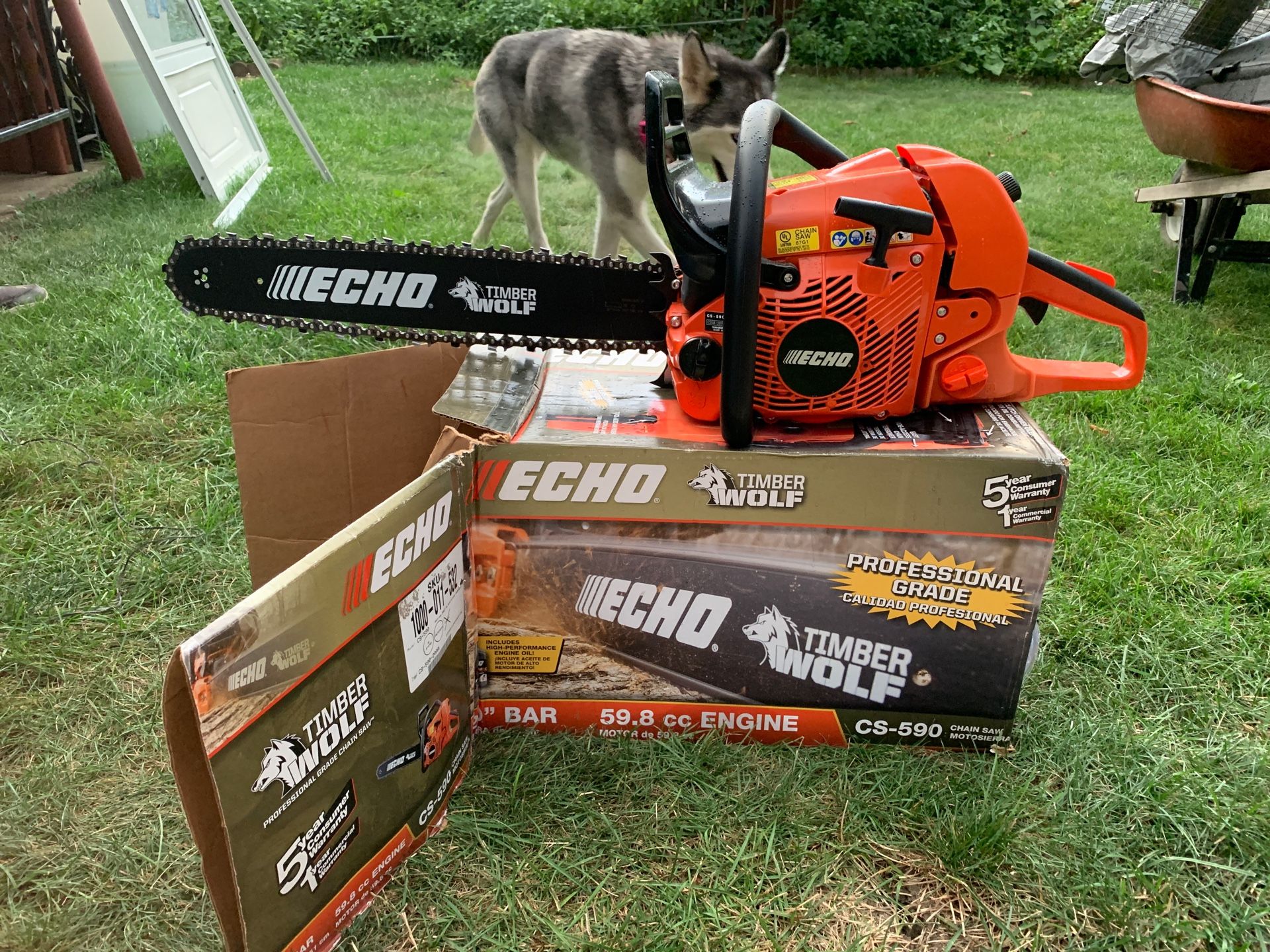 Echo timber wolf chainsaw 20” bar for Sale in Joliet, IL OfferUp