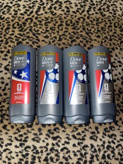 4🔥18 Fl oz Dove Men + Care  Body +Face Wash All 4 for $24 firm on price