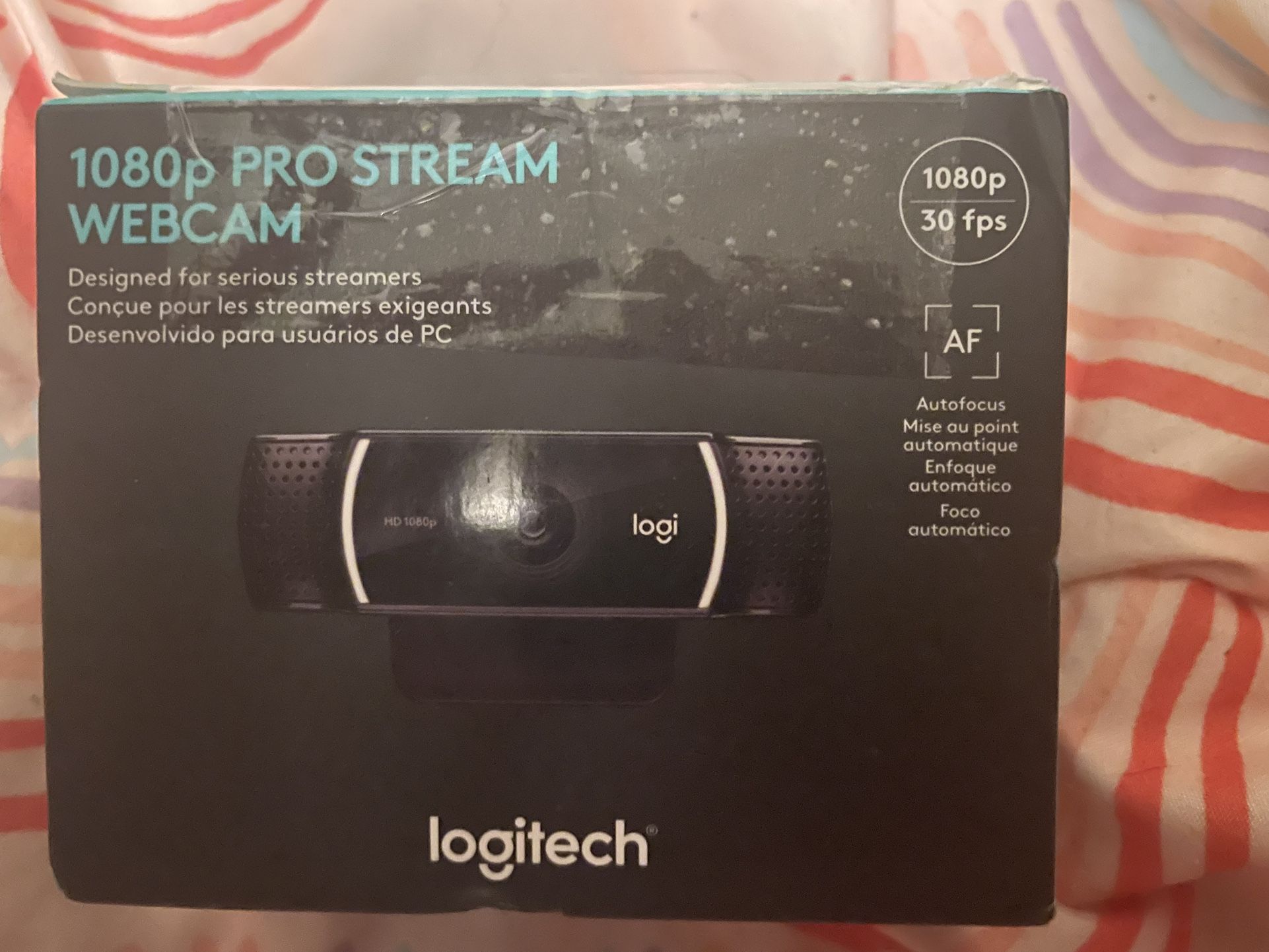 Logitech 1080 Pro Stream Webcam