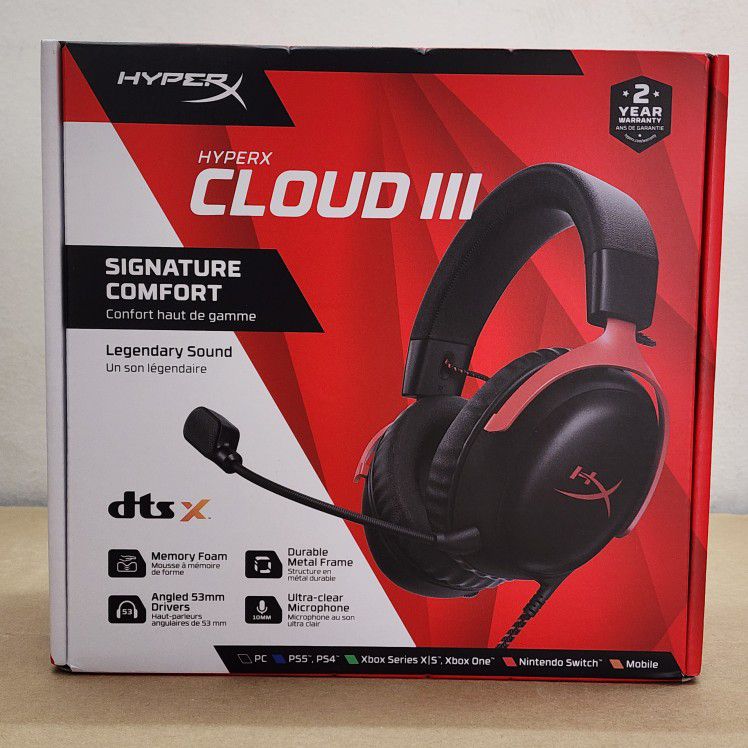 HyperX Cloud III – Wired Gaming Headset