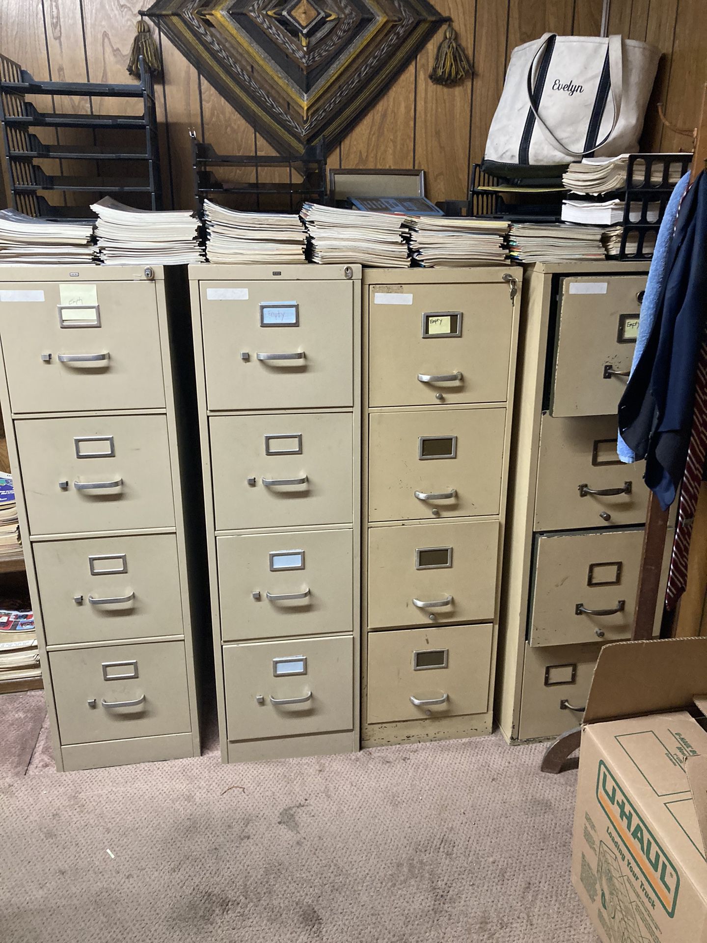File Cabinets 4 Drawer Each 40.00