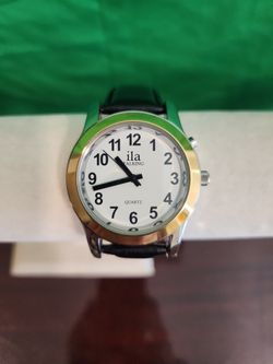 Ila Talking Watch Gold Tone Bezel