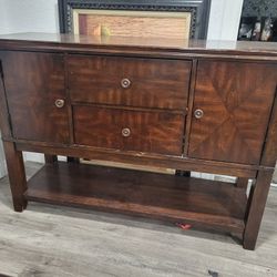 Brown Wood Buffet