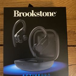 Brookstone Wireless Earbuds With charging Case. Brand New Never Opened!!!!!!