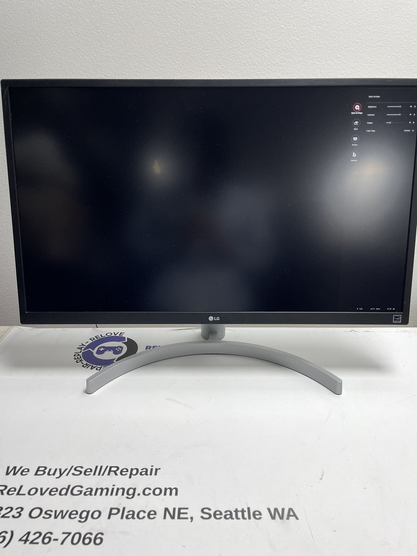 LG 27UL500-W IPS Monitor - 27” UHD UltraFine HDR10 - Tested No Issues - For Sale Or Trade