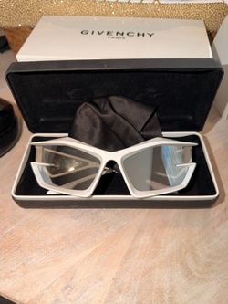 White GIV GIVENCHY CUT SUNGLASSES SOLD OUT!